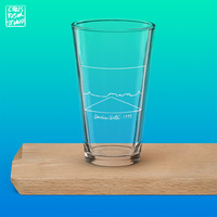 American Water Sketch Pint Glass - Thumbnail 1