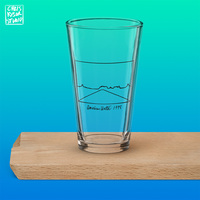 American Water Sketch Pint Glass - Thumbnail 2