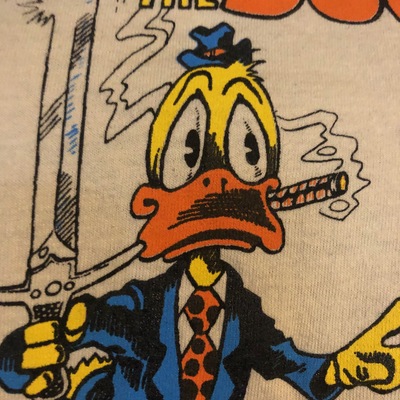 Duck with a sword t-shirt