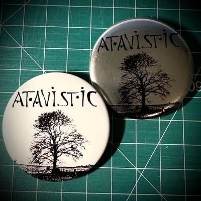 Atavistic pin badge