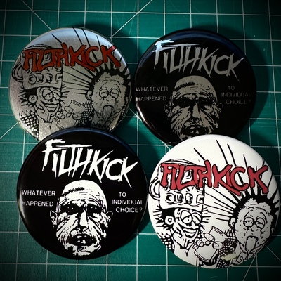 Filthkick Pin Badge