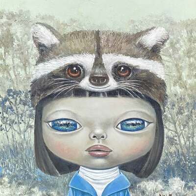 Painting by riki antoni "instinct #3"