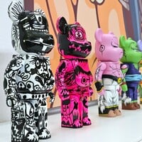 Custom Bearbrick 400% by Xavi Carbonell "Untitled #2" - Thumbnail 9