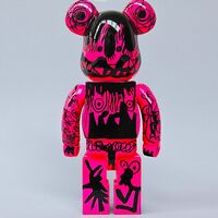 Custom Bearbrick 400% by Xavi Carbonell "Untitled #1" - Thumbnail 4