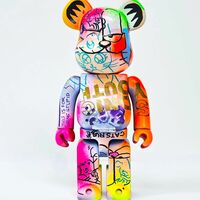 Custom Bearbrick 400% by Judas Arrieta "Cat Rule"  - Thumbnail 2