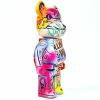 Custom Bearbrick 400% by Judas Arrieta "Cat Rule"  - Thumbnail 3