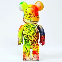 Custom Bearbrick 400% by Judas Arrieta "Cat Rule"  - Thumbnail 4