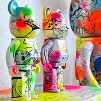 Custom Bearbrick 400% by Judas Arrieta "Dorarock"  - Thumbnail 7