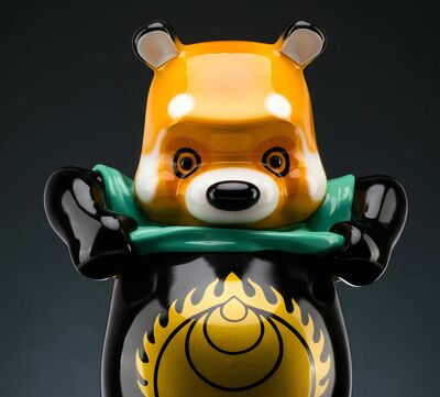 ArTToy by Jee Saya & Hundred Demons "Aka-Panda (Red)"