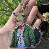 Werewolf Bakugou Keychain! (Double Sided) - Thumbnail 3