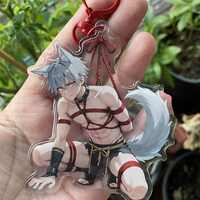 Akihiko Kai, Red Rope Keychain! (Double Sided) - Thumbnail 1