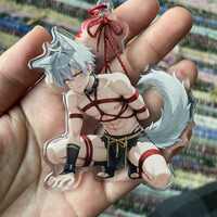 Akihiko Kai, Red Rope Keychain! (Double Sided) - Thumbnail 2