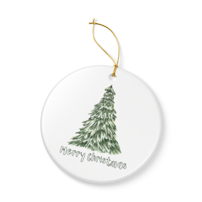 Green tree ornament
