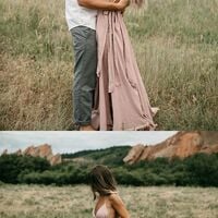 SP1254,Pink Spaghetti Straps V-neck Long Prom Dresses,Sexy Party Dresses - Thumbnail 2