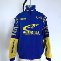 VINTAGE SUBARU WORLDRALLY TEAM  F1 BOMBER JACKET  - Thumbnail 2