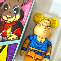 Custom Bearbrick 400% by Dhani Barragan "Goku SSJ"  - Thumbnail 5