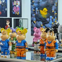 Custom Bearbrick 400% by Dhani Barragan "Goku SSJ"  - Thumbnail 8