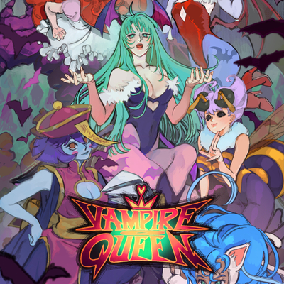 Vampire queen - darkstalker ladies poster