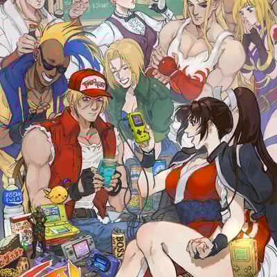 Fatal fury mystery tournament poster