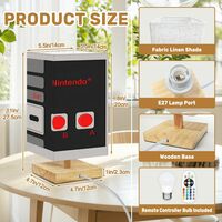 Retro N.E.S. Controller MultiColor Lamp - Nintendo Gaming Accent Light. HUGE $10 Steal! FREE SHIP - Thumbnail 6