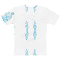 Mens cotton crew neck t-shirt - Monarch - Thumbnail 1