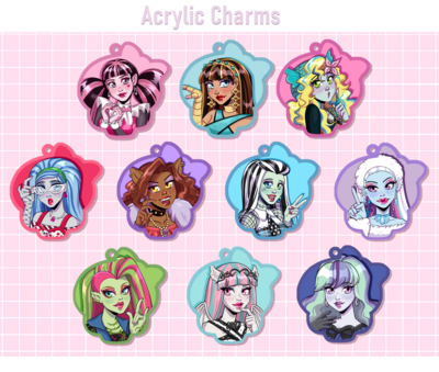 Monster High Charms (New Ghouls Added!)
