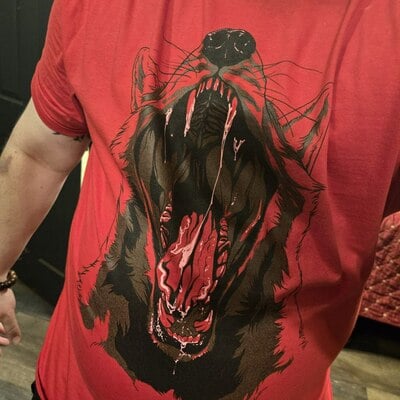 Open wide maw t-shirt