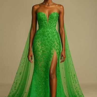 Green sheath prom dress appliques sleeveless beaded evening formal gown simple birthday party dress