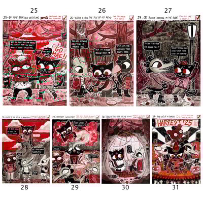 Maetober 2025 prints days 25 to 31