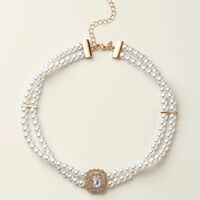 Victorian Beauty Pearly Choker - Thumbnail 1