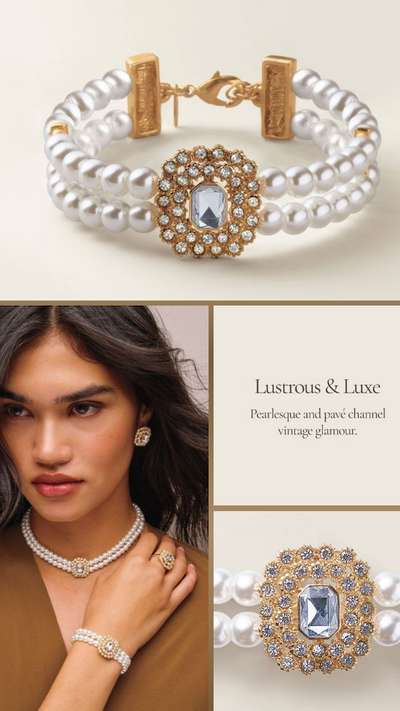 Victorian Beauty Pearly Bracelet