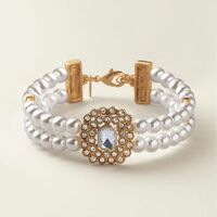 Victorian Beauty Pearly Bracelet - Thumbnail 1