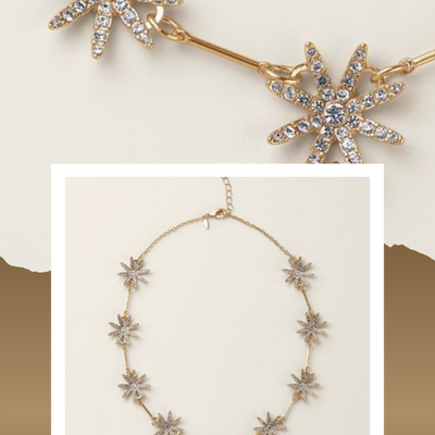 Stars aligned statement necklace