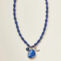 Blue Luna Luxe Beaded Necklace - Thumbnail 1
