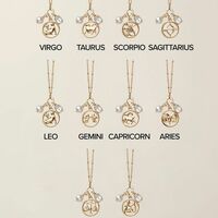 Zodiac Luxe Charms Necklace - Thumbnail 1