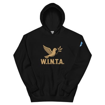 W.i.n.t.a. (war is not the answer) unisex hoodie