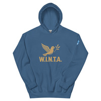 W.I.N.T.A. (War Is Not The Answer) Unisex Hoodie - Thumbnail 8