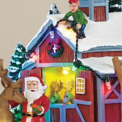 Santa's reindeer barn