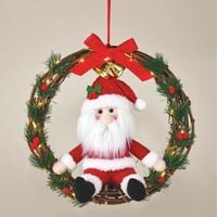 Santa's Wreath Door Greeter - Thumbnail 1