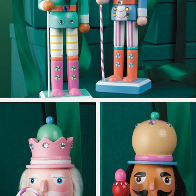 Whimsical wooden nutcracker - Thumbnail 1