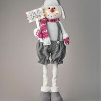 Let It Snow Snowman Stand-Up Decor - Thumbnail 1