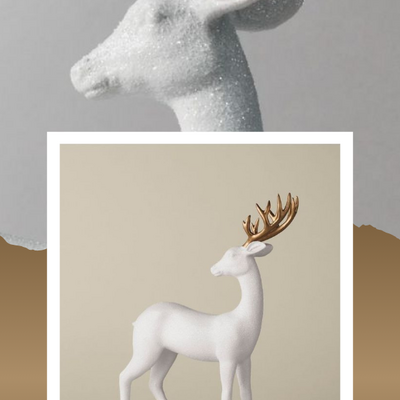 Winter radiance reindeer