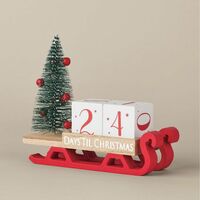 Wooden Sleigh Calendar - Thumbnail 1