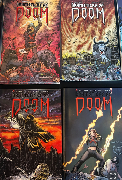 Drumsticks of Doom- Issues 1-4 BUNDLE