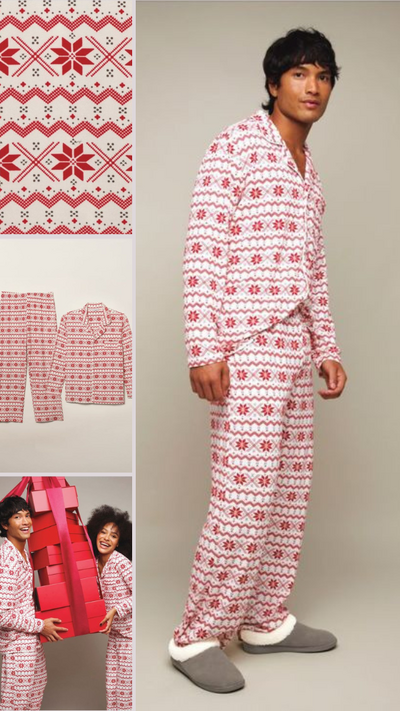 Mens Holiday PJ Set