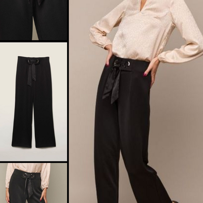 Tie-front pant - Thumbnail 5
