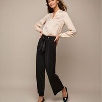 Tie-Front Pant - Thumbnail 2