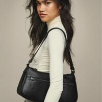 Leather Satchel Bag - Thumbnail 1