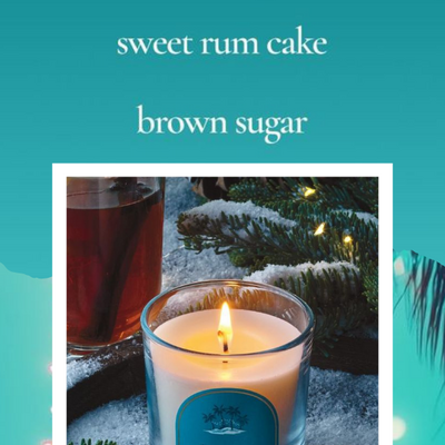 Lyrd tropical tidings candle