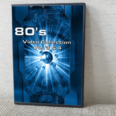 80's video collection vol. 3 & 4 (62 videos) dvd
